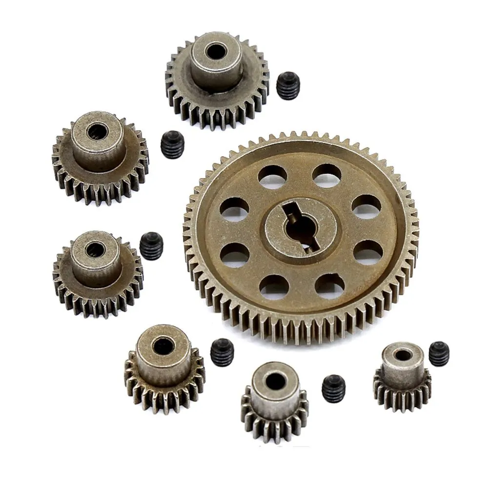 11184 Metal Main Gear 64T Motor Pinion Gears for 1/10 RC Car