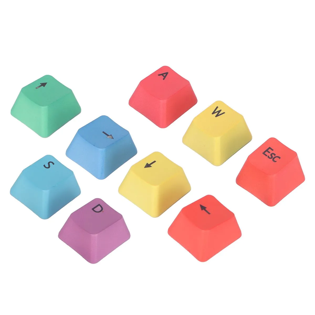Ergonomic Keycaps Compatible with Mechanical Keyboards