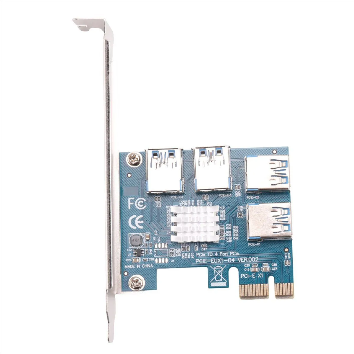 PCI Express Card Multiplier PCIE 1 to 4 for Mining