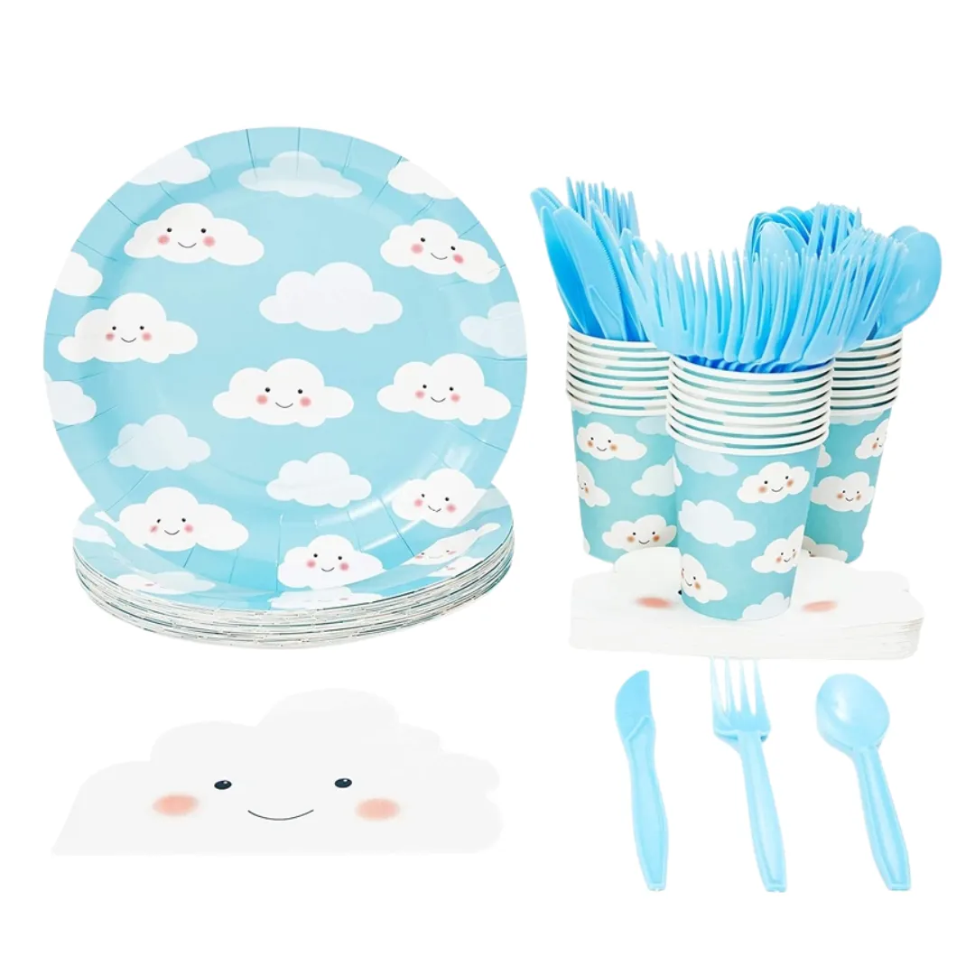 Cute Cloud Design Party Supplies