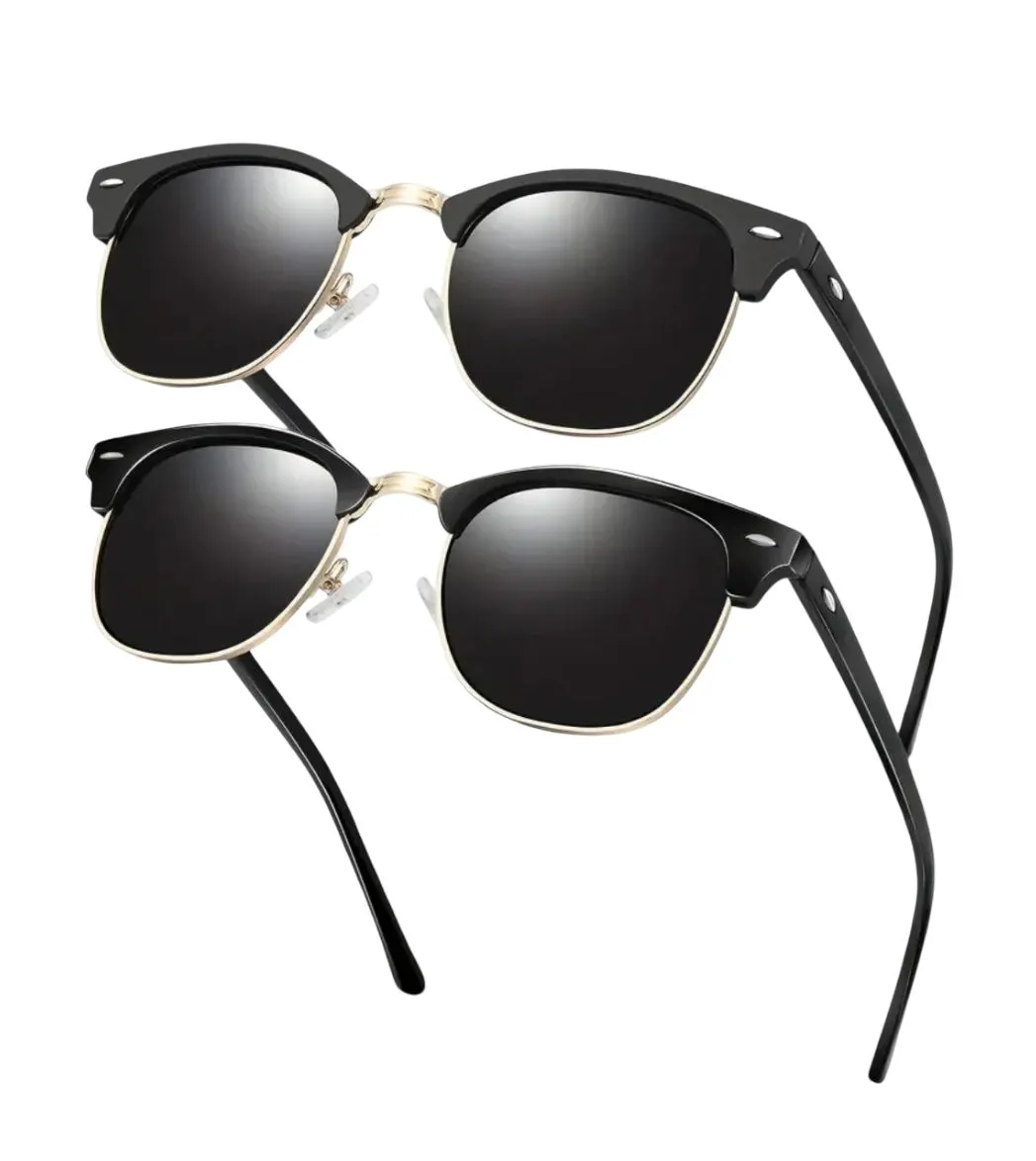 SunGuard Polarized Sunglasses with 9-Layer UV Protection - 2Pack