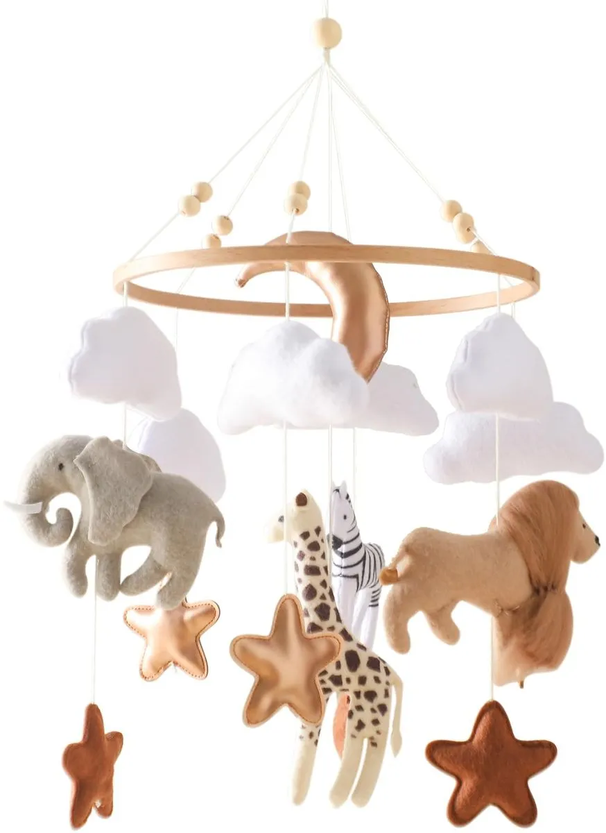 Newborn baby soothing bed bell, hanging, rotatable