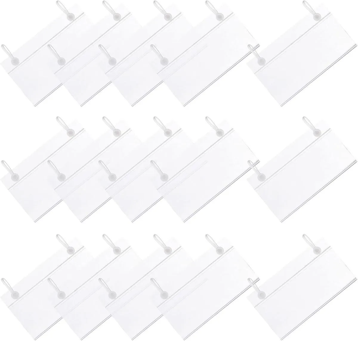 Supermarket Price Tag and Merchandise Sign Clip Holder 100 Pcs