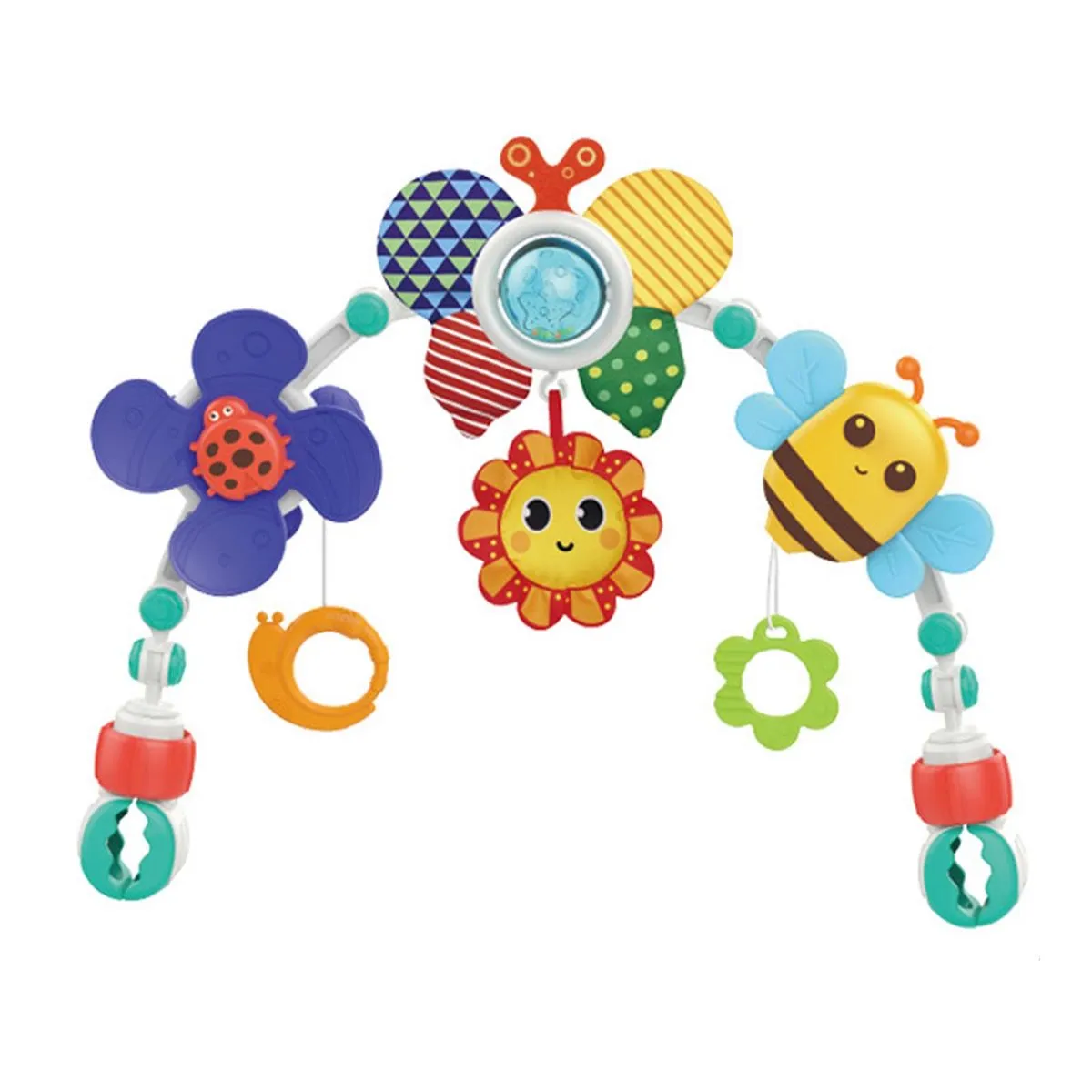 Baby Bed Hanging Rattles Develop Hand Eye Coordination Infant Bed Toy