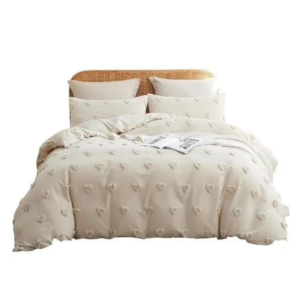 Shabby Chic Bohemian Bedding Set - Brown