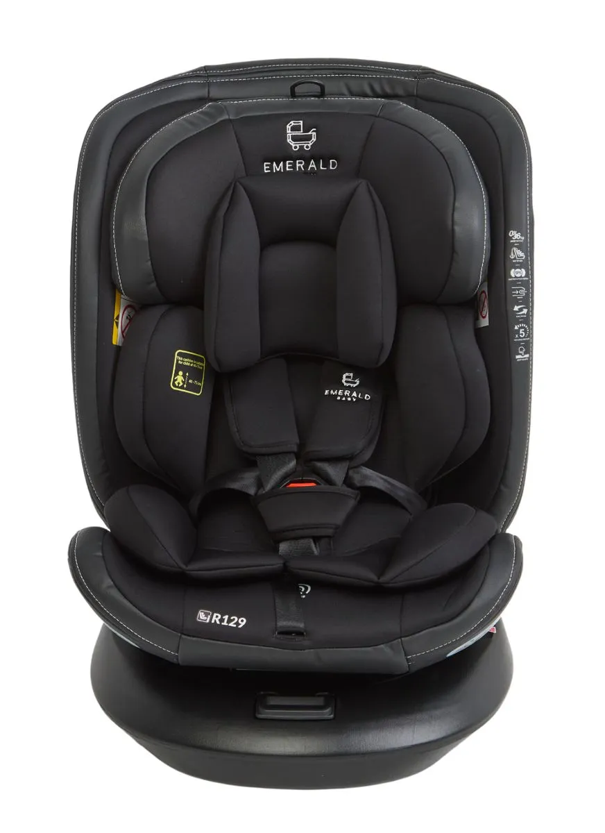 Emerald Baby Silverstone i-Size 360 Car Seat - Black
