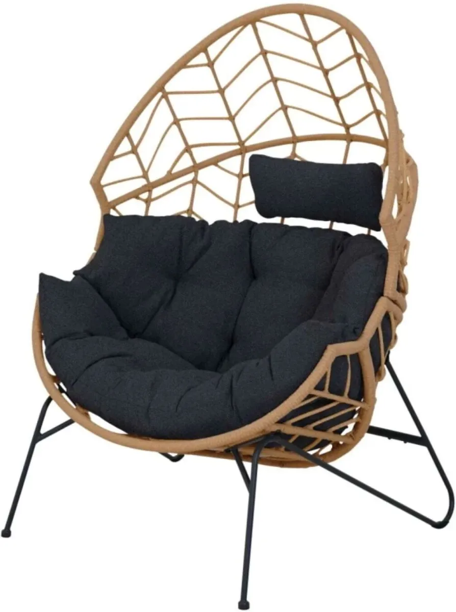 Holand Metal Wicker Chair