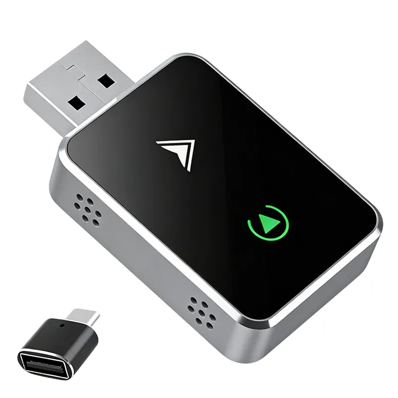 Wireless CarPlay USB Adapter Android Auto Plug & Play Auto Connect