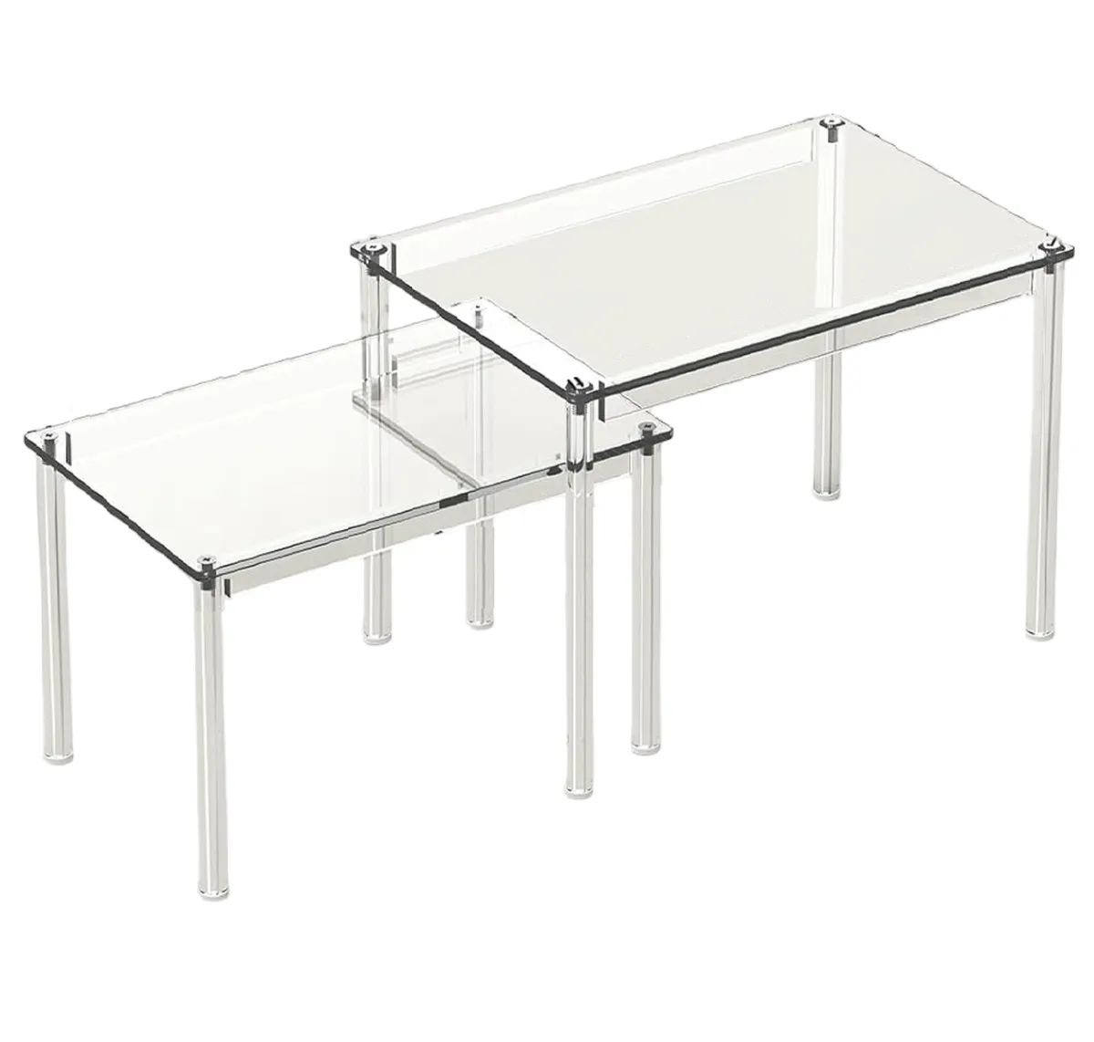 2 Pack Clear Cabinet Organizer, Kitchen Organizers & Storage, Counter Top