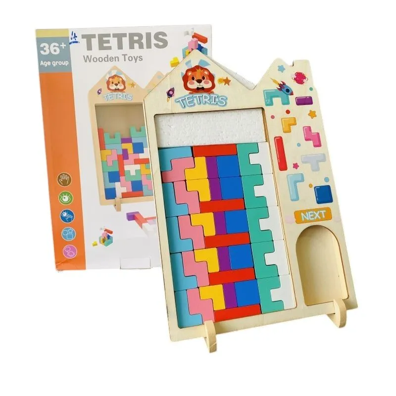 3D Tetris Wooden Toy