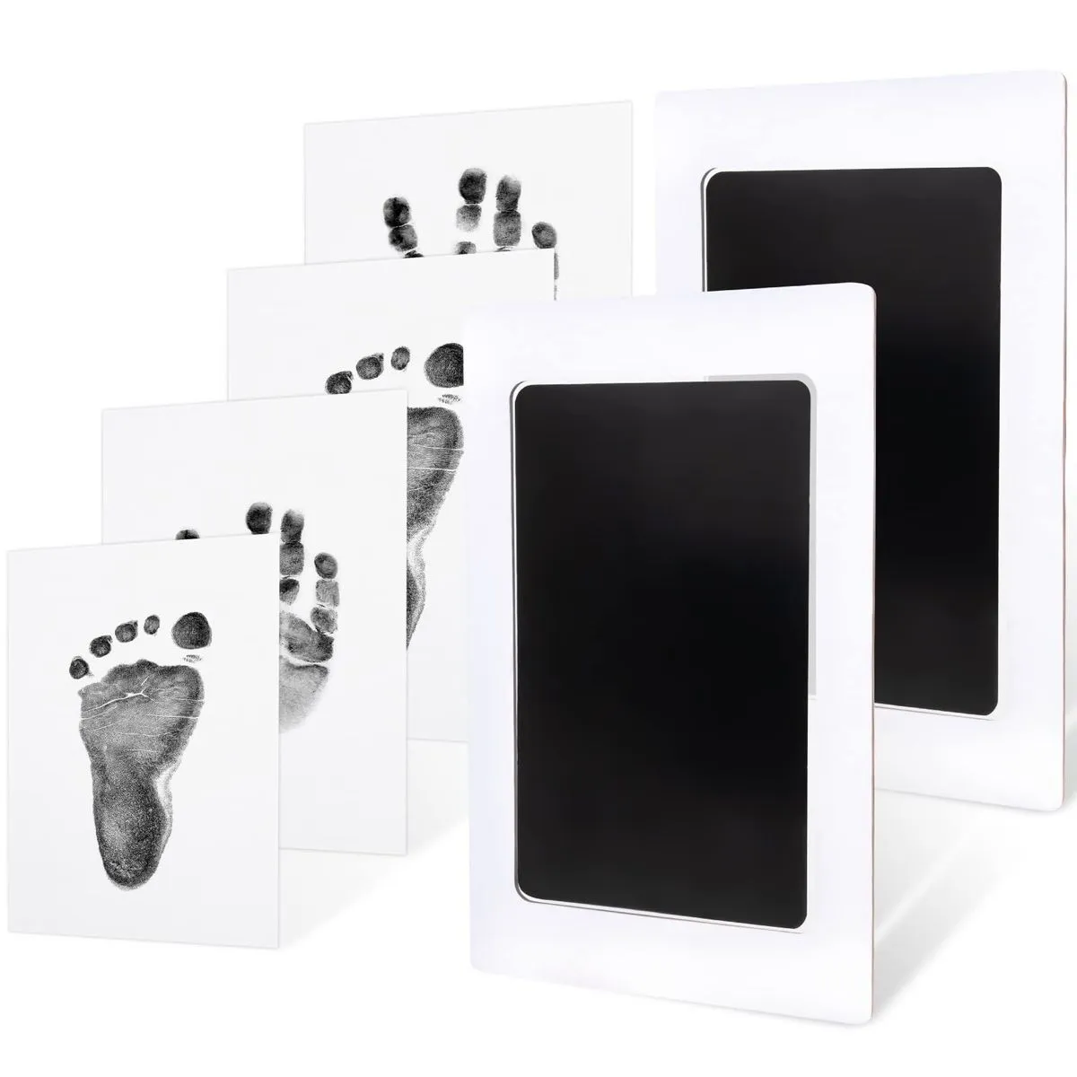2 Set Footprint & Handprint Ink Pad Topiary For Newborn Babies Or Pet Paw