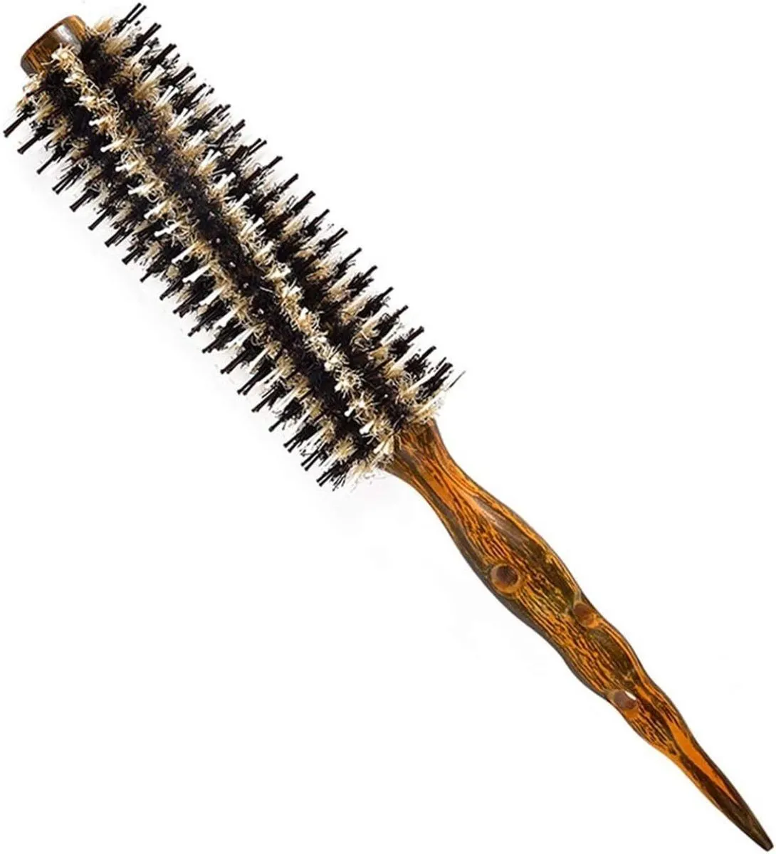 Household Brush, Nylon Round Comb, Curling Tool, 10.6 Inches, Suitable For - A