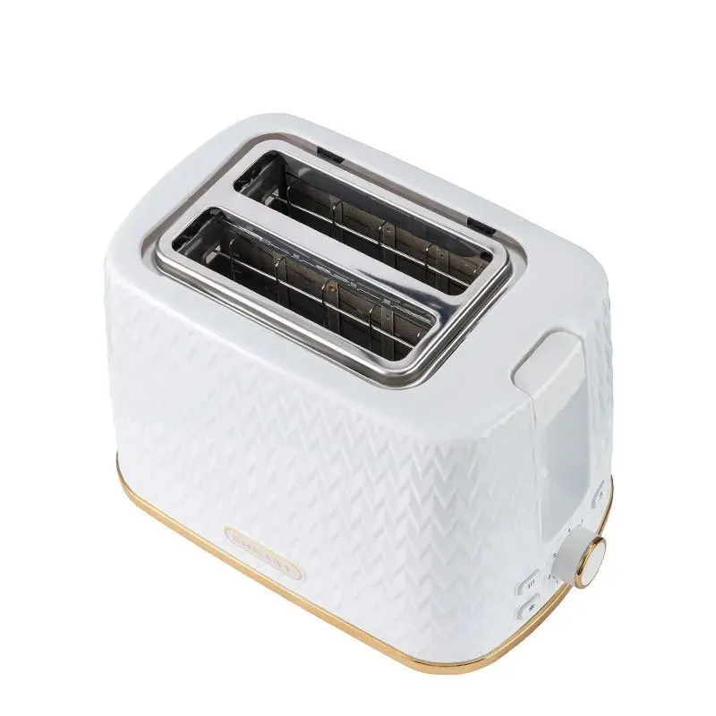 2-Piece Toaster with Detachable and Easy to Clean Crumb Tray