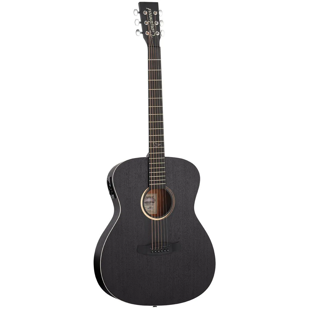 TANGLEWOOD Blackbird Folk Size Smokestack Black Satin All Mahogany