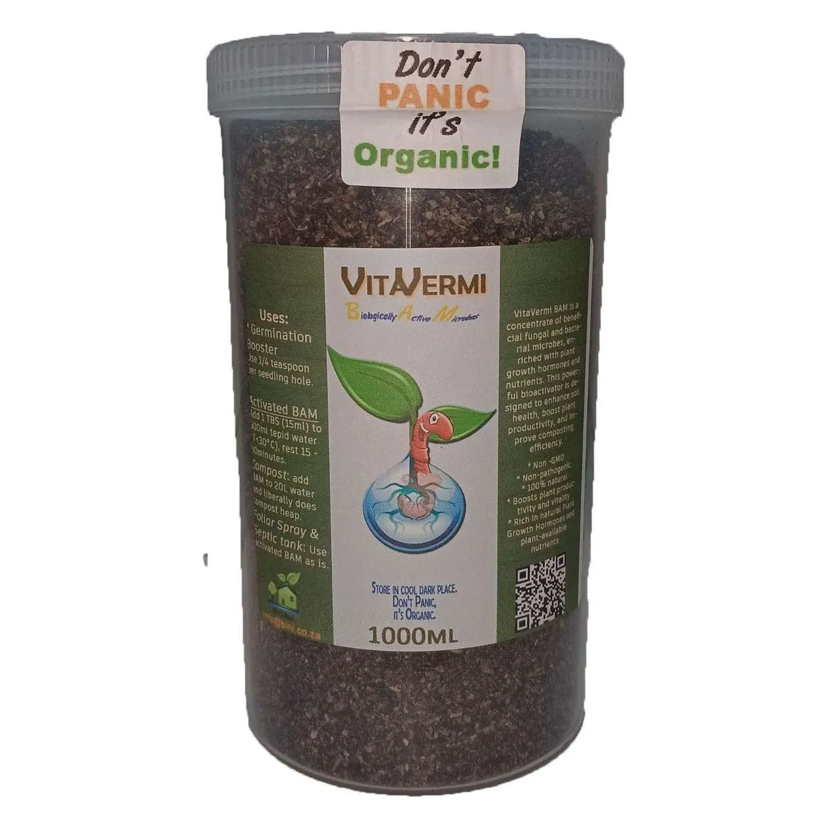 Vitaverm BAM - Bioactivator for Soil, Compost, Septic, Foliar and Seedlings