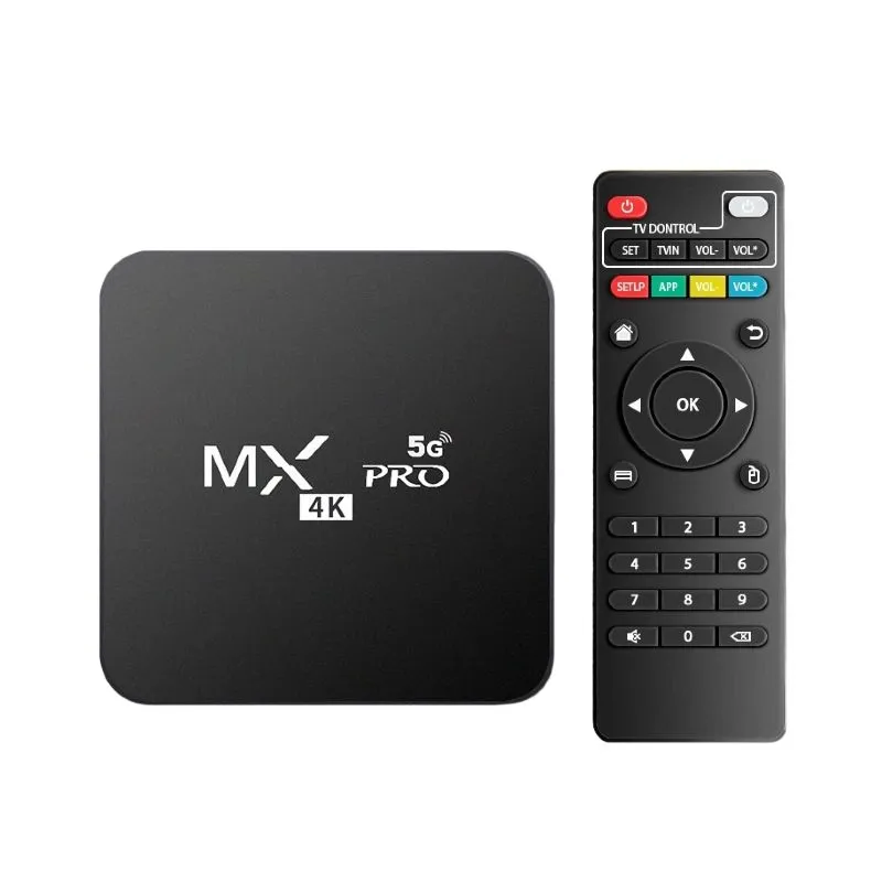 MXQ PRO 5G Wifi Smart Media Pla 4K 1G +8GB HD Android TV Box