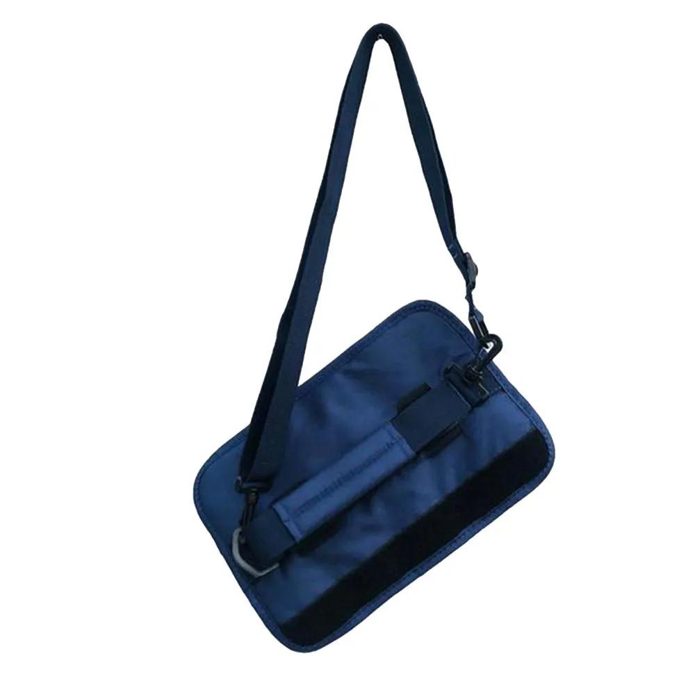 Portable Golf Club Carrier Storage Bag with Shoulder Strap - Blue