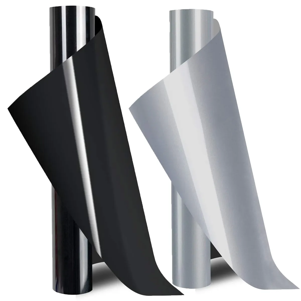 HTV Vinyl Rolls Heat Transfer Vinyl 2Pcs T-Shirts Vinyl Sticker Permanent