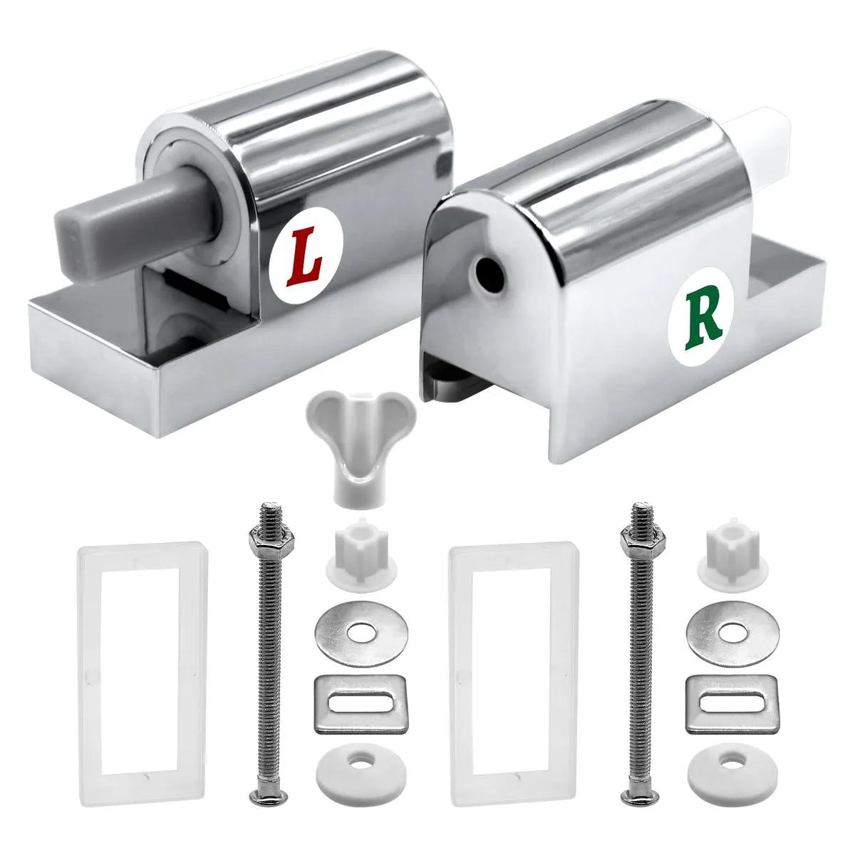 Toilet Seat Installation Kit Universal Replacement Silent Flush Hinges