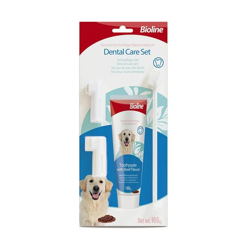Premium Paws - Bioline - Dental Care Set - Beef Flavor - 100g