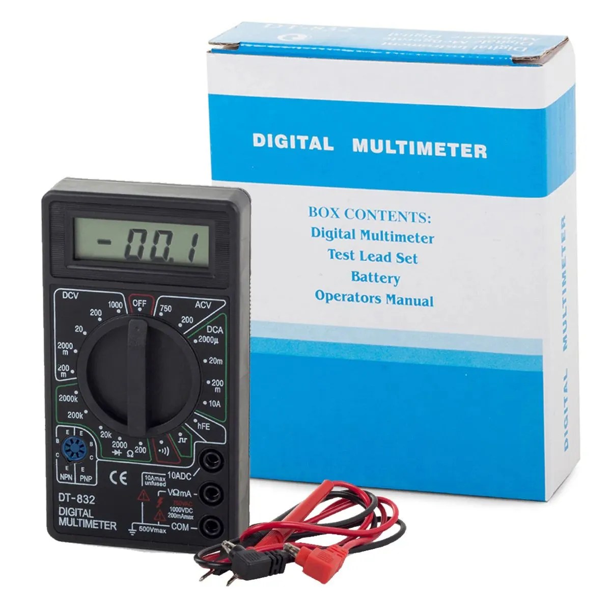 Digital Multimeter With Voltage Tester