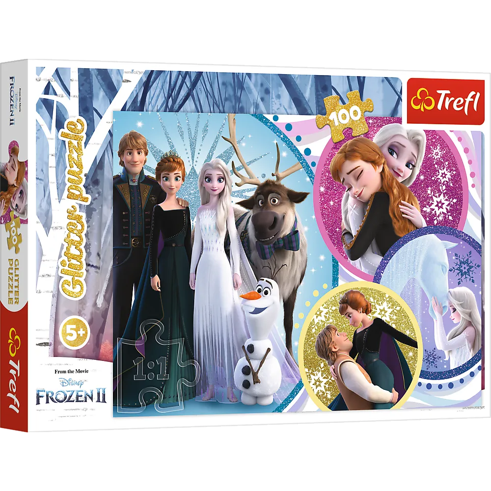 Trefl Puzzles 100 Glitter in the glow