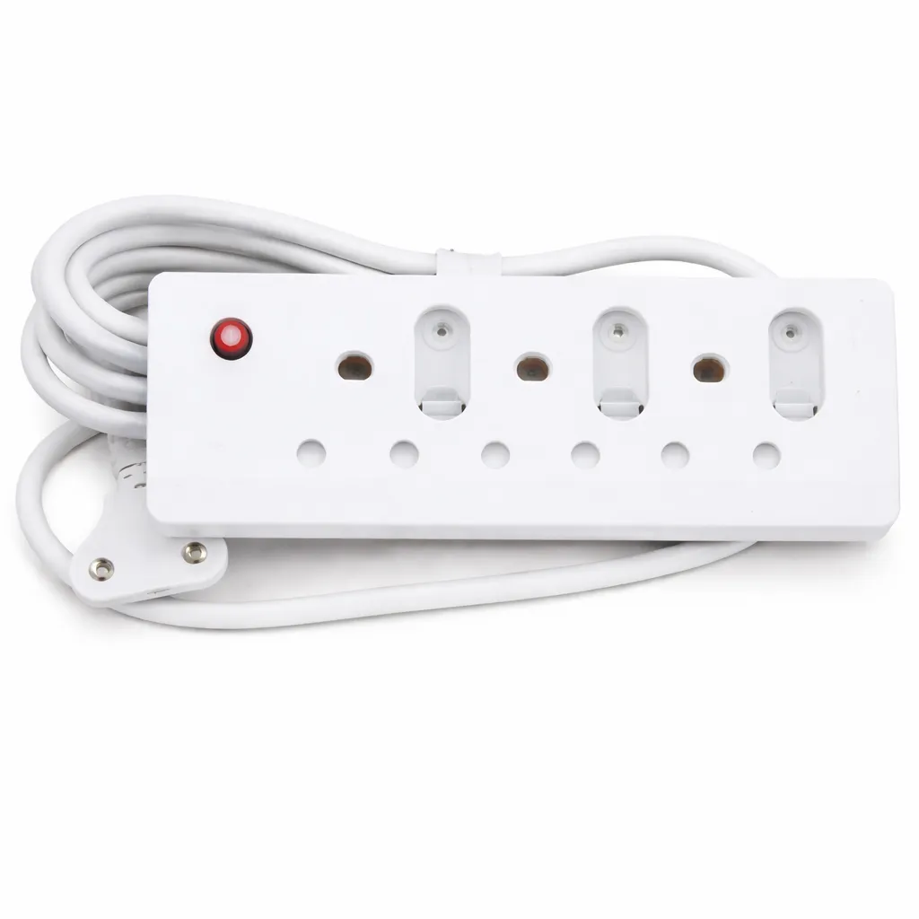 Electrosense 6 Way Multiplug 5m Extension Cord 16A Power Strip