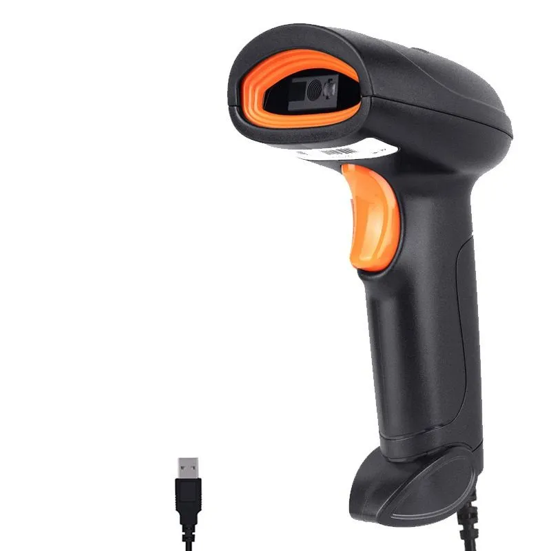 IPSTYLE Wired 1D Laser Barcode Scanner Gun for 1D Codes