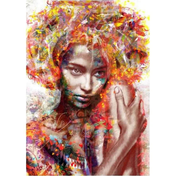 Canvas Art: Modern Art - Fantasy Girl V2 (Canvas Only)
