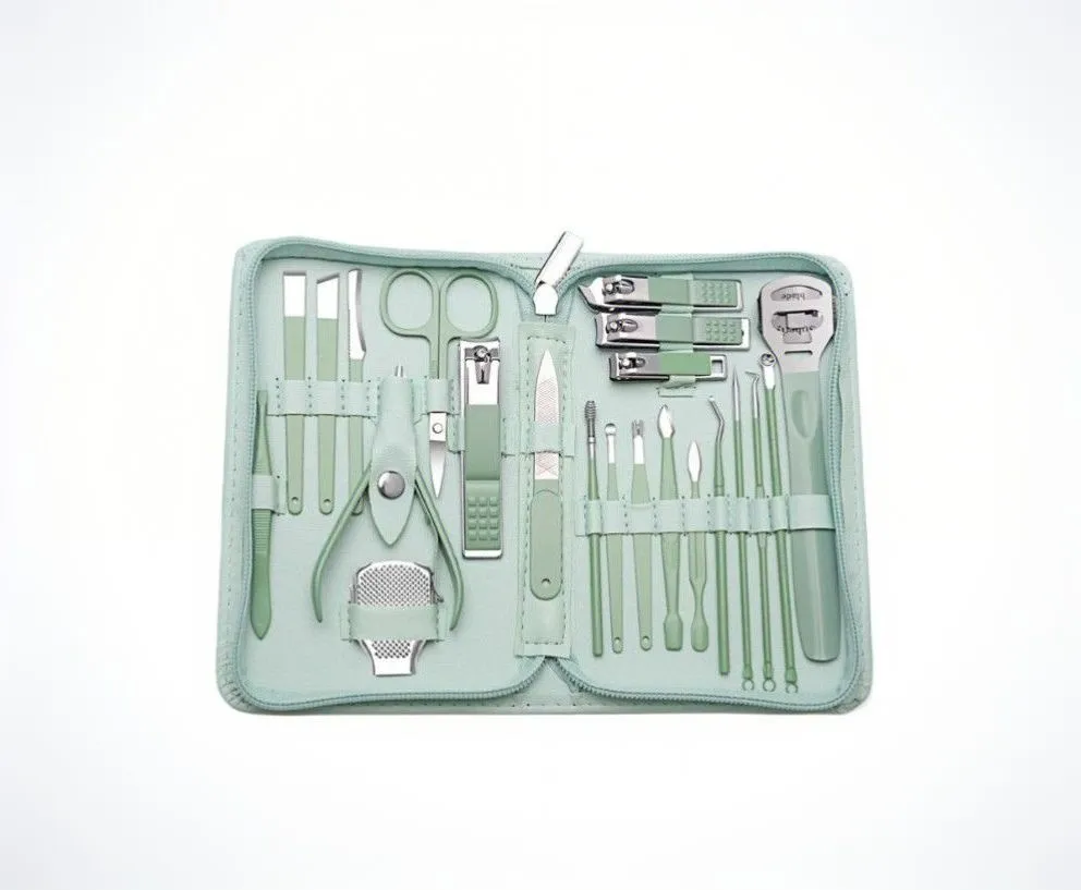 Nail Clipper Set: Home Manicure & Pedicure Tool Kit, Professional Nail Scis