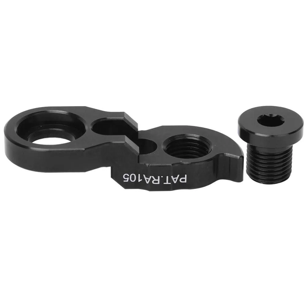 RISK Rear Derailleur Hanger Extender for 34T-52T Cassettes (Black)