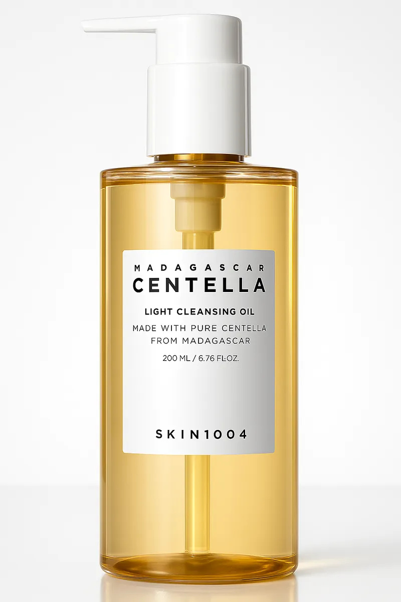 SKIN1004 Centella Light Cleansing Oil - Korean Gentle Double Face Cleanser