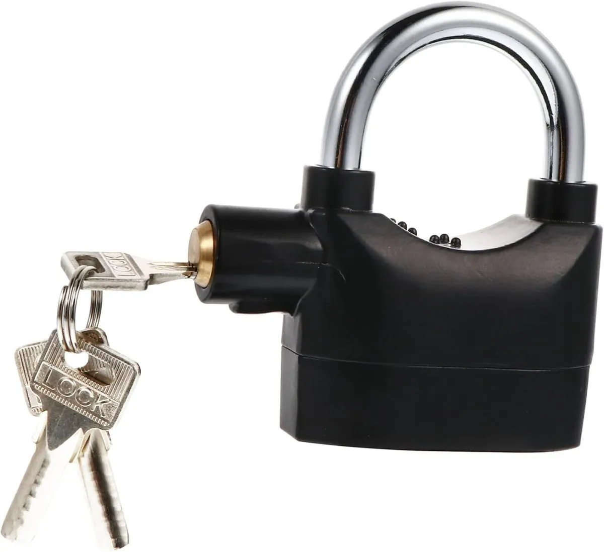 Durable Security Padlock with Keys for Doors, Bikes, Motorcycles