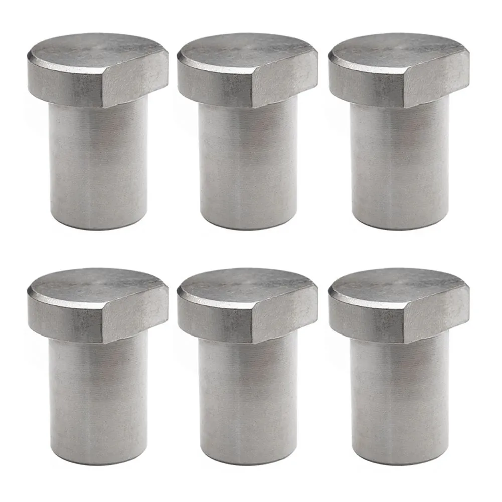 6Pcs Bench Dogs Workbench Peg Brake Stop Clamp Positioning-20Mm