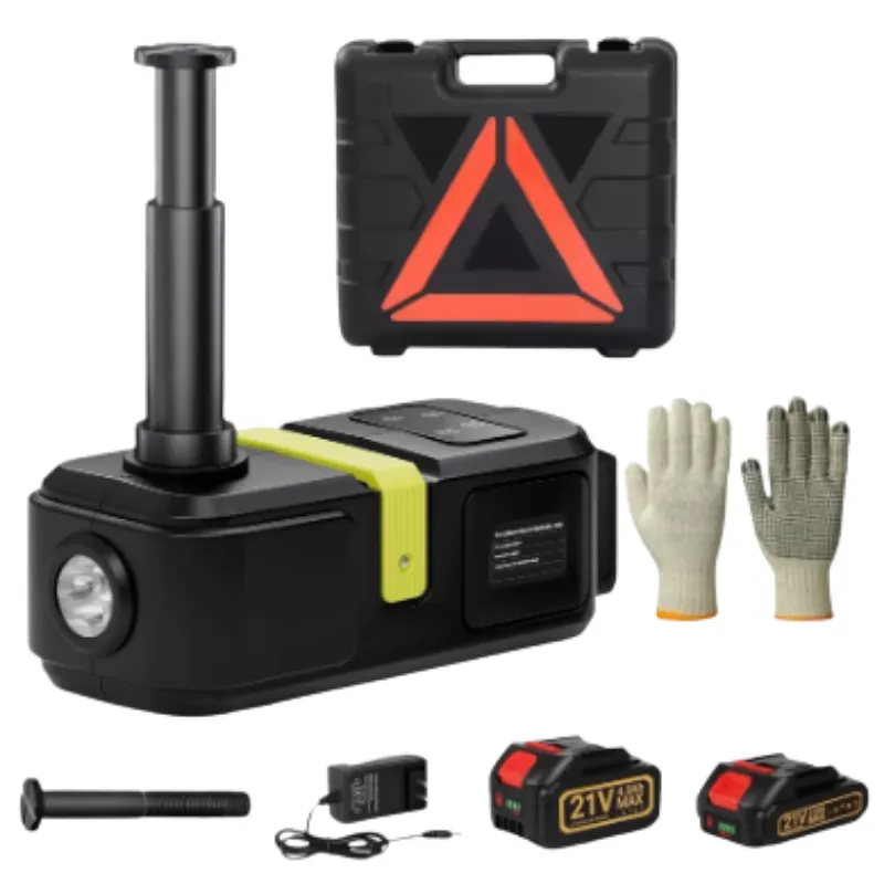 Portable Electric Car Jack Kit with Dual Batteries