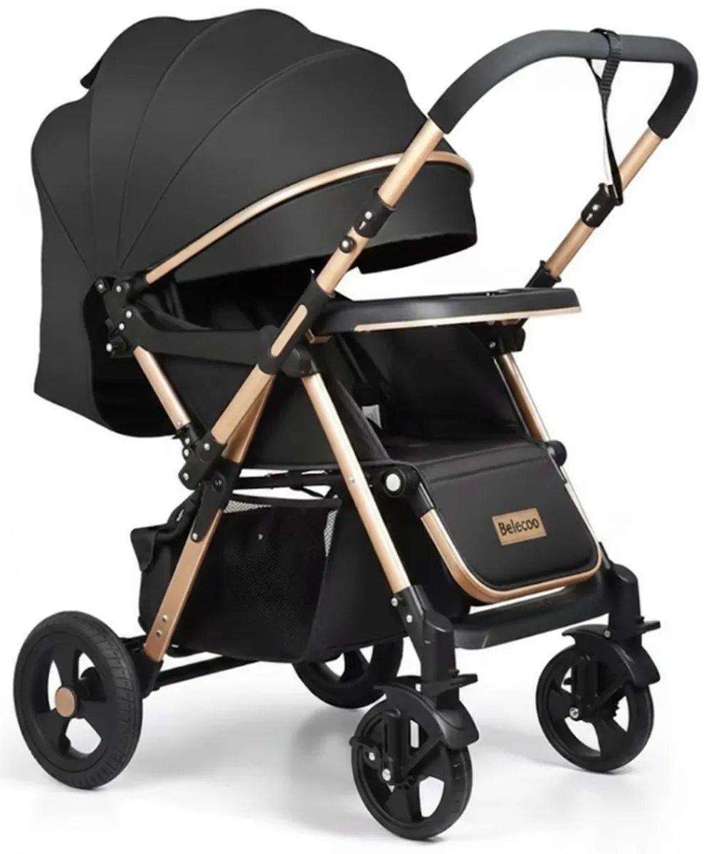 High Quality Modern Stroller - Black