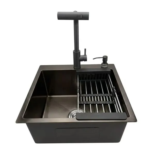 R&H Square Waterfall Bar And Kitchen Sink 50x50cm