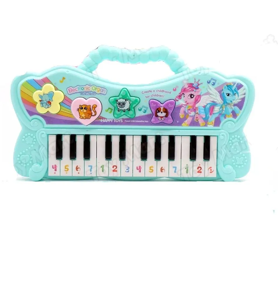 Pony Electronic Organ Piano Keyboard - Blue