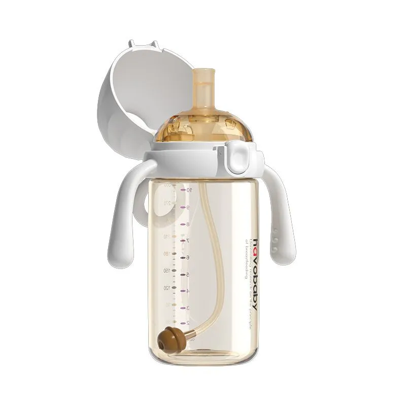 Flip-top Sippy Cup with Straw & Bottle