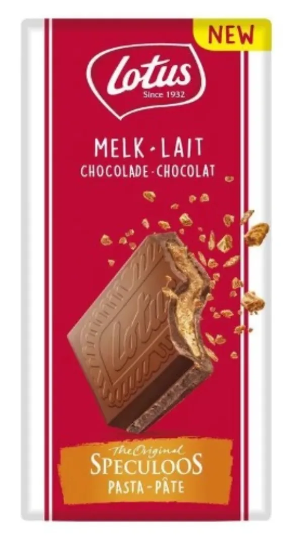 Lotus Lait Melk Chocolate Speculoos Bar - 180g