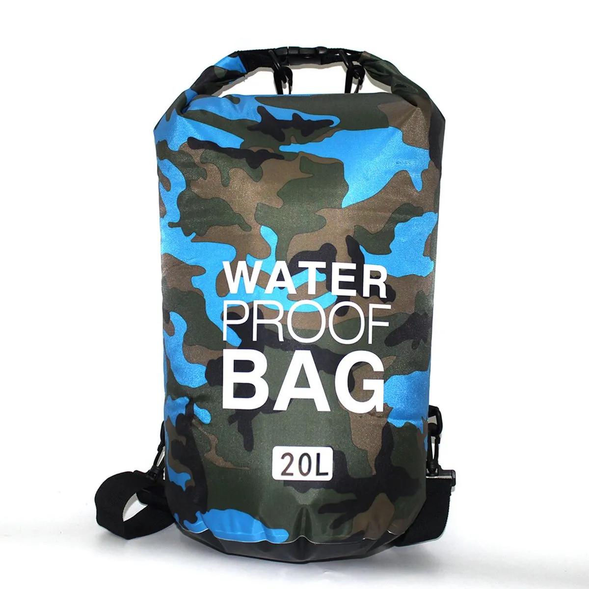 Waterproof Bag Drybag Backpack Outdoor for Swimming - Blue