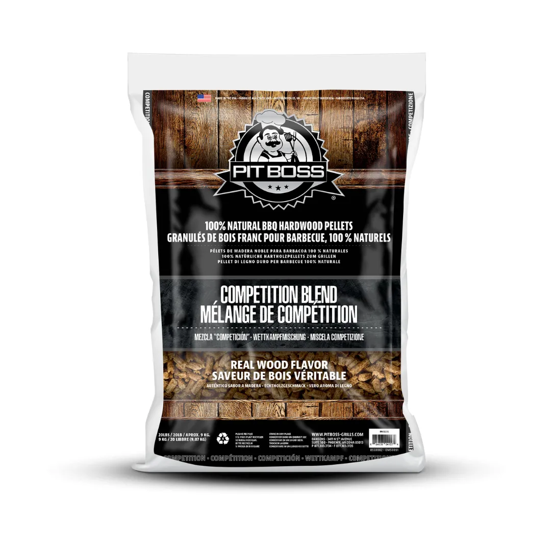Pit Boss Competition Blend Hardwood BBQ/braai wood pellets 9kg