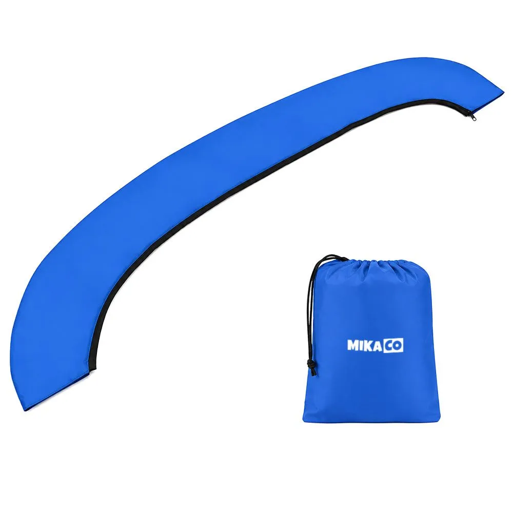 Mikaco 600D Bimini Top Boot Cover for 3-Bow Boat Canopy w/Bag(79-90W)