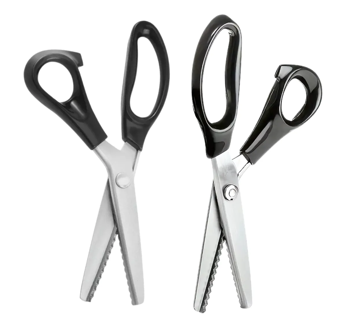 5mm Serrated & 7mm Round Shear Scissors (Set of 2)
