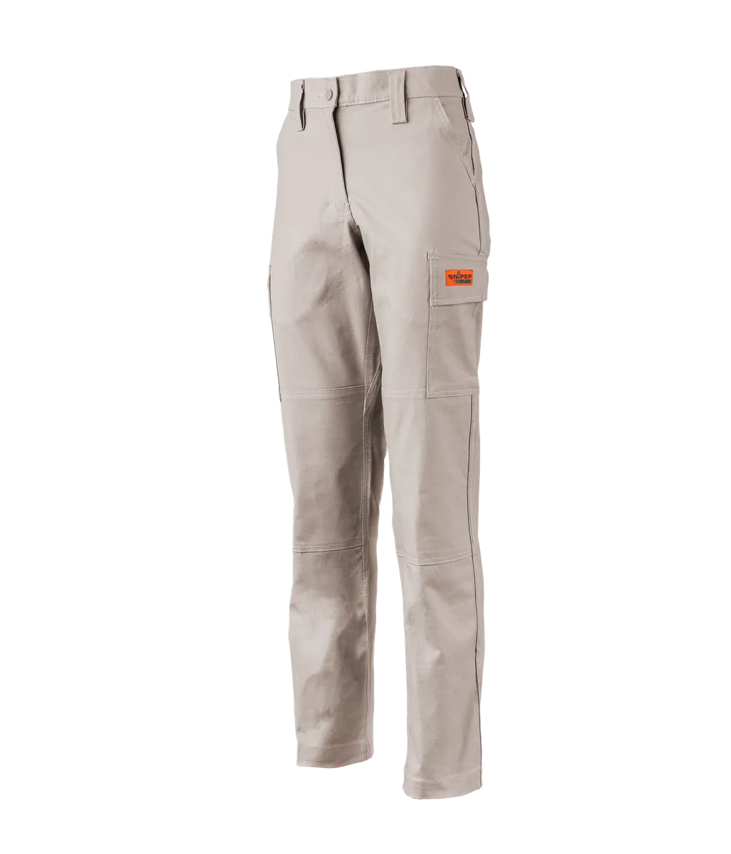 Sniper Africa Ladies Khaki Flex Combat Trousers