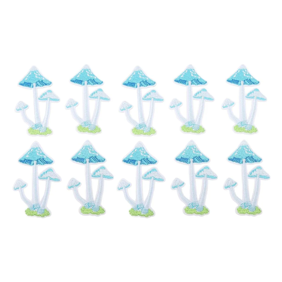 Mushroom Iron On Patches For Jackets 20pcs