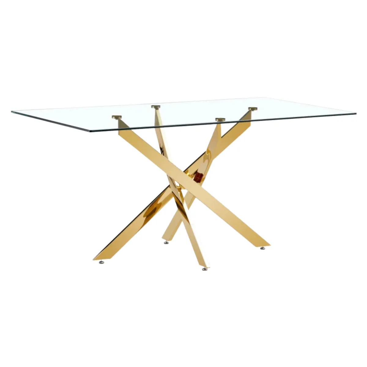 Glass Top Dining Table