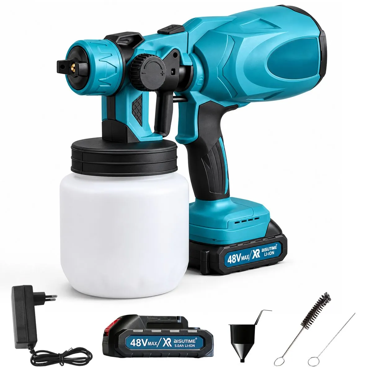 Paint Sprayer, Portable Cordless Brushless Electric Paint Spray Gun