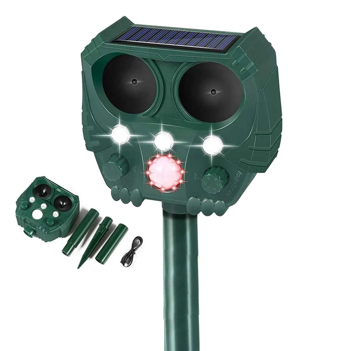 Cat Repellent, Solar Ultrasonic Animal Mosquito Repellent