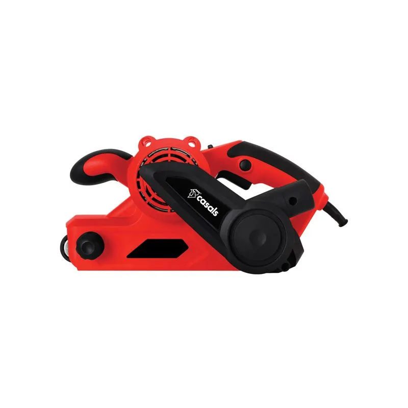 Casals Belt Sander 6 Speed With Dust Bag Plastic Red 76x533mm 810W